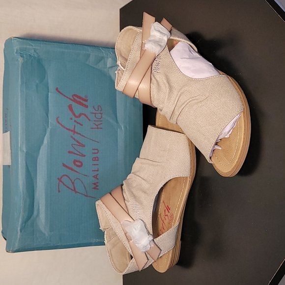 Blowfish Malibu Kids Balla Birch Rancher Canvas Sandals - Picture 1 of 12